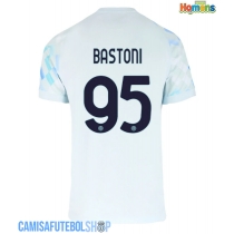 Camisa de time de futebol Inter Milan Alessandro Bastoni #95 Replicas 2º Equipamento 2025-26 Manga Curta